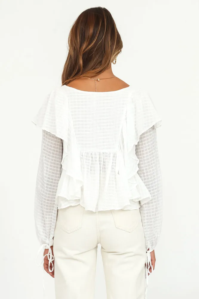 Anouk Crop Top White