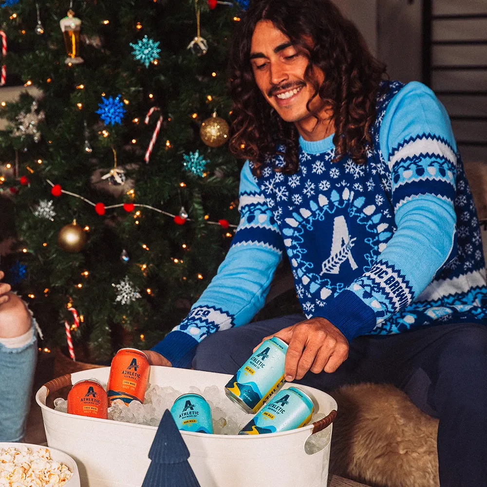 Athletic Brewing Co Custom Holiday Sweater