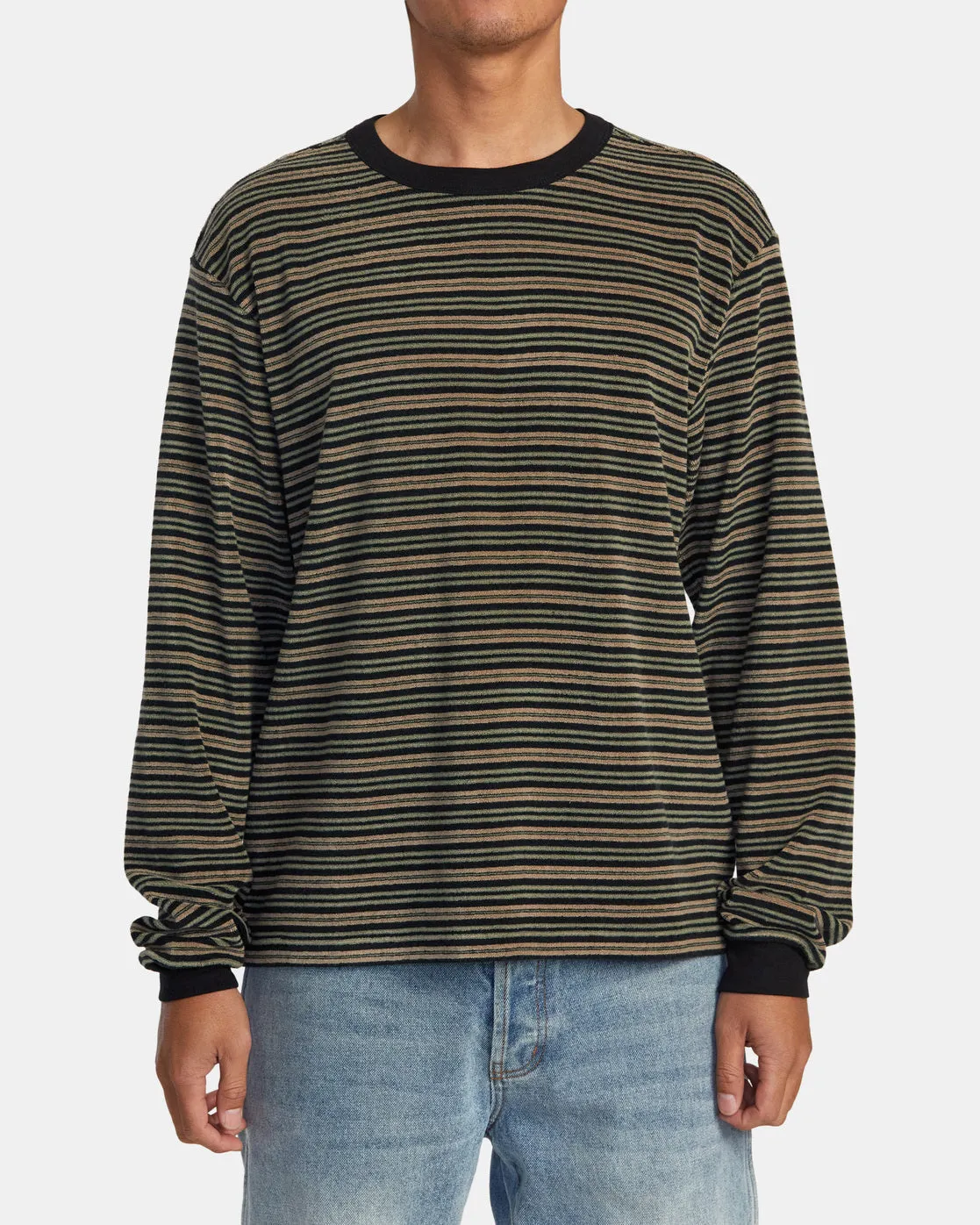 Bridge Long Sleeve Top - RVCA Black