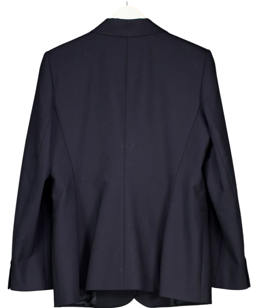 Cefinn Blue Jamie Stretch Wool Blend Blazer UK 16
