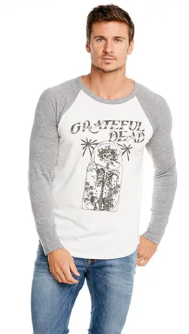 Chaser Grateful Dead Raglan Mens Tee