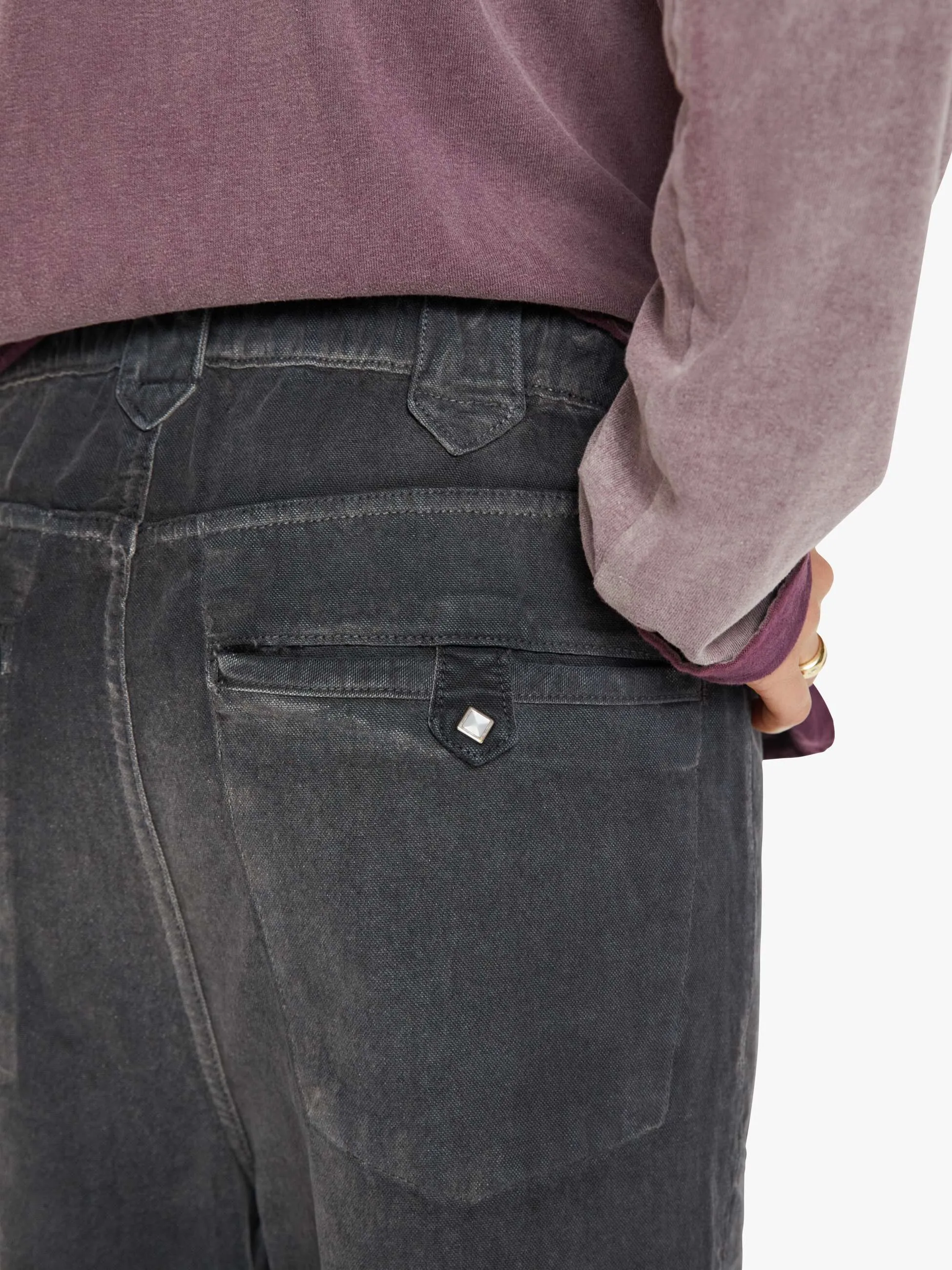 Dr. Collectors P75 Westerner Bell Bottoms - Smoke Black