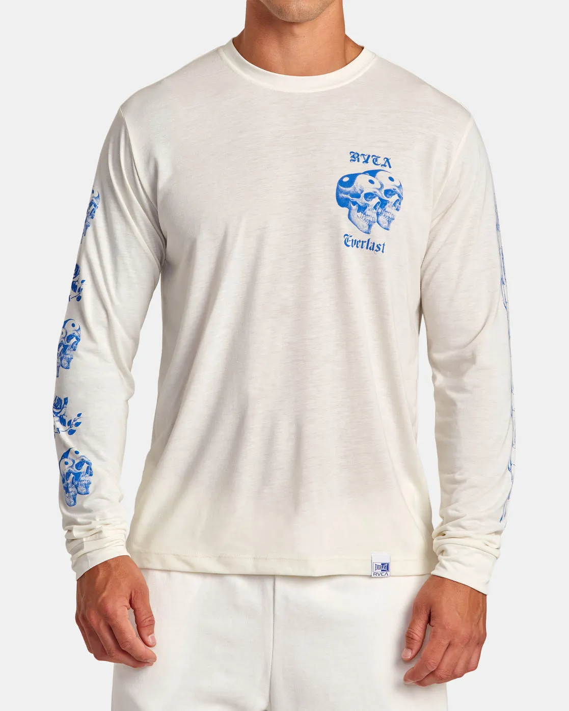 Everlast X Benjamin Jeanjean Long Sleeve Tee - White