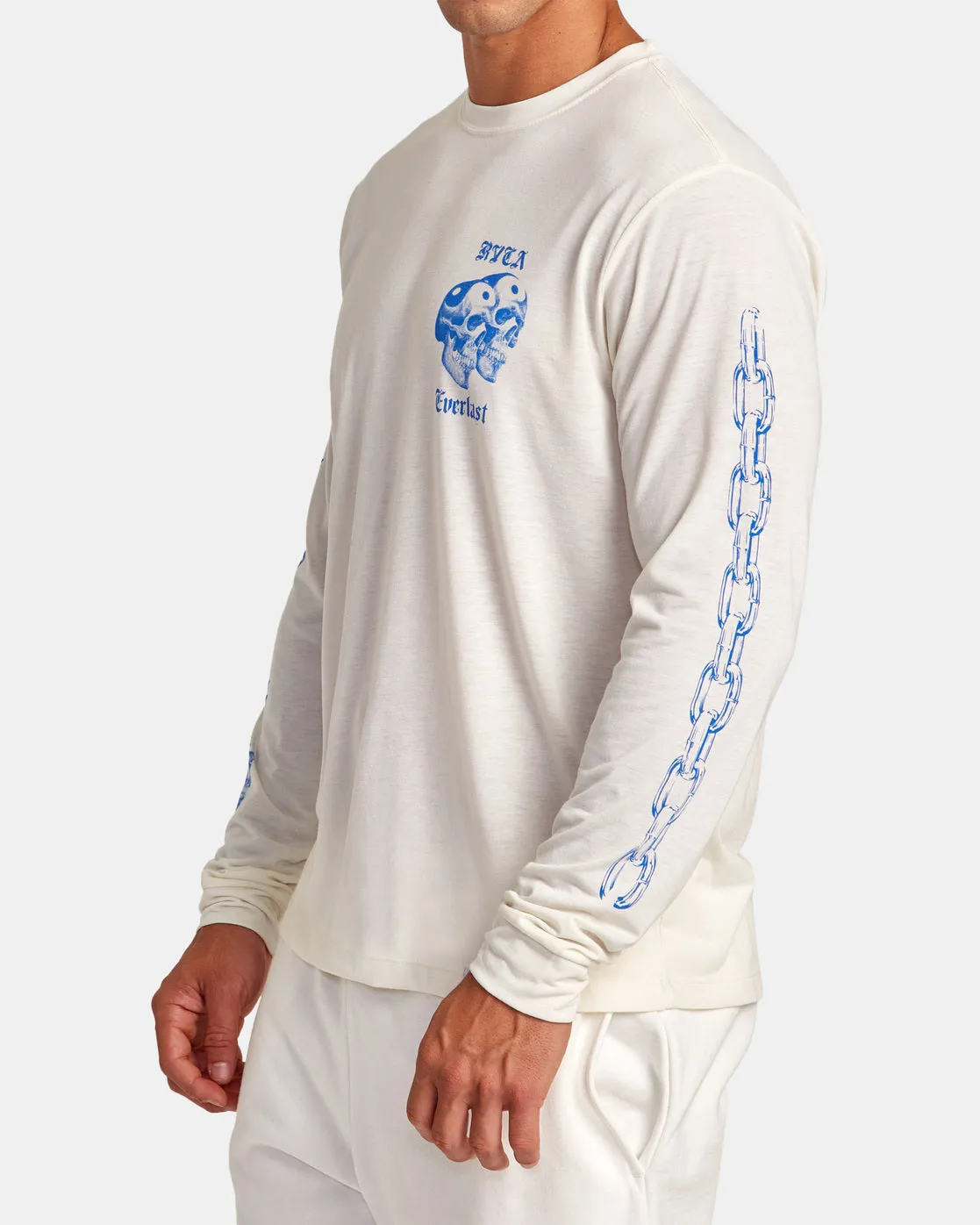 Everlast X Benjamin Jeanjean Long Sleeve Tee - White