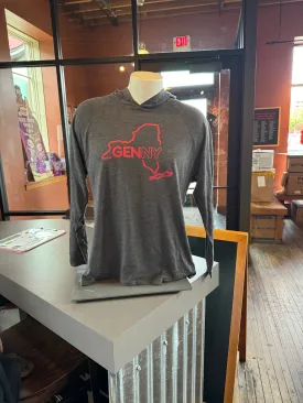 GenNY L/S Hooded T, Large Logo