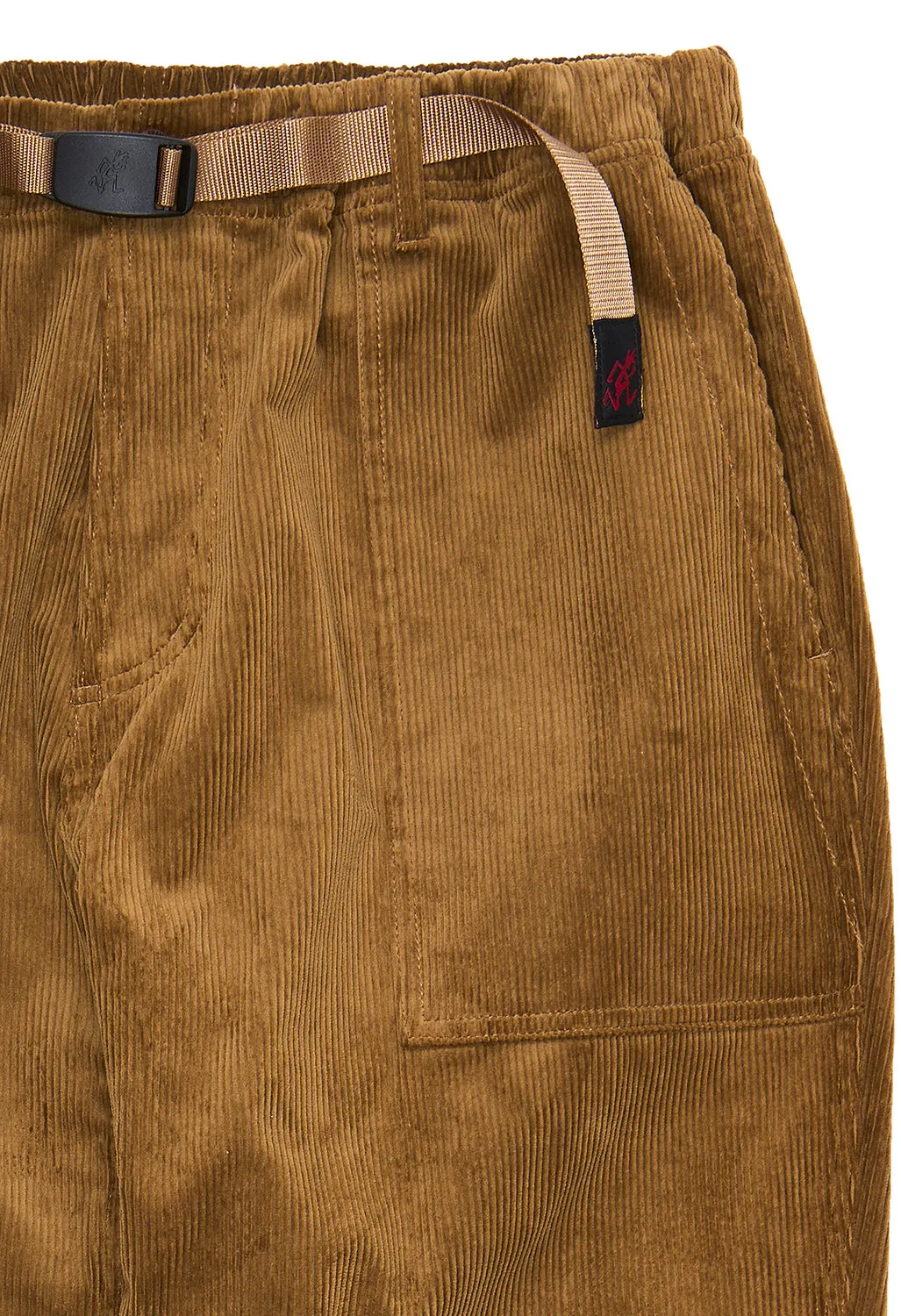 Gramicci Corduroy Loose Tapered Ridge Pants - Mocha Beige