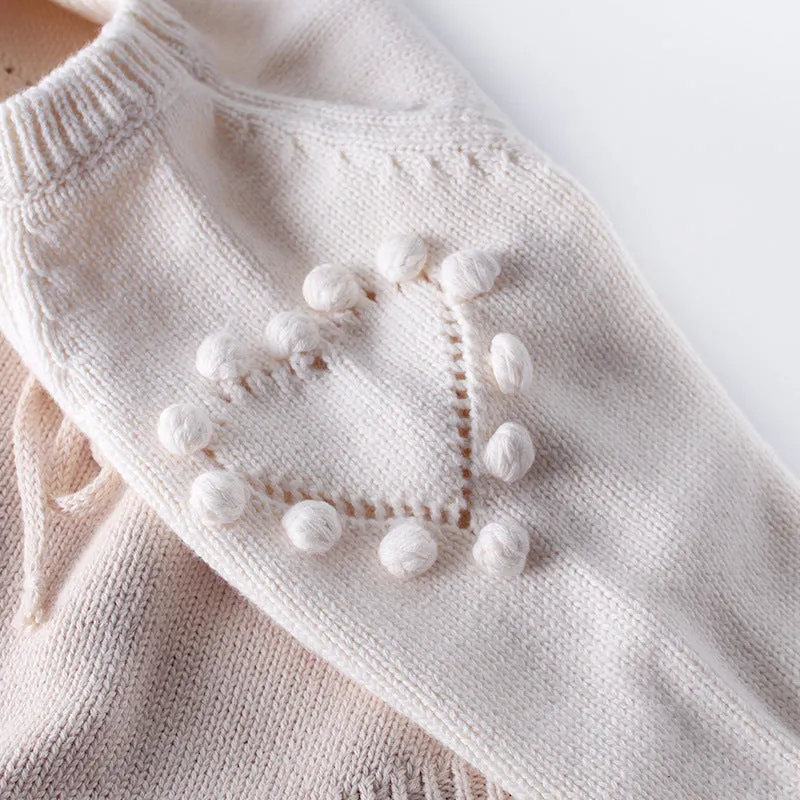 HEART Knitted Romper