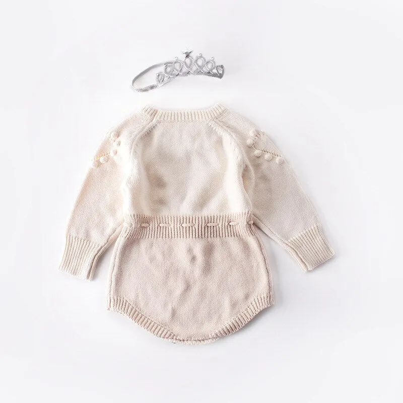 HEART Knitted Romper