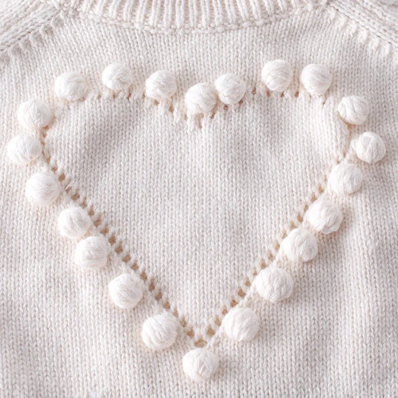 HEART Knitted Romper