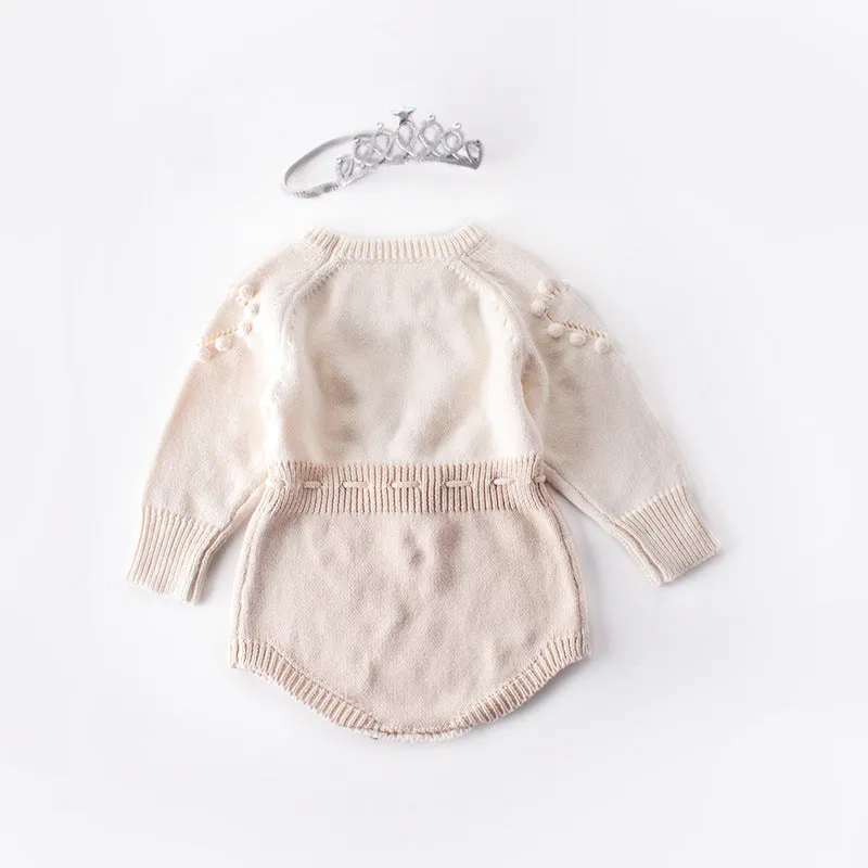 HEART Knitted Romper