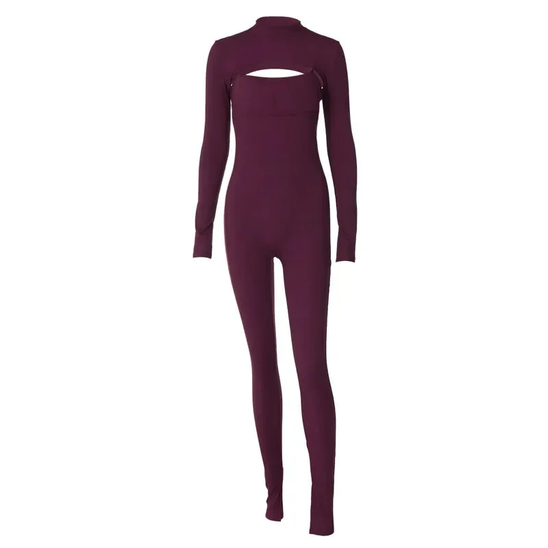 Into The Day Knit Jumpsuit Set