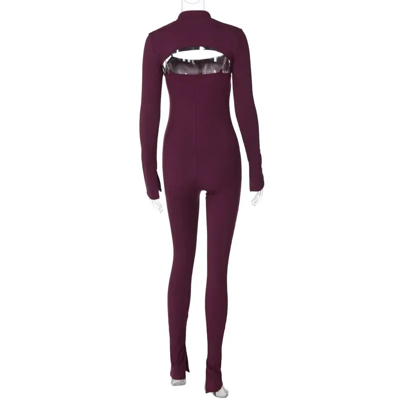 Into The Day Knit Jumpsuit Set