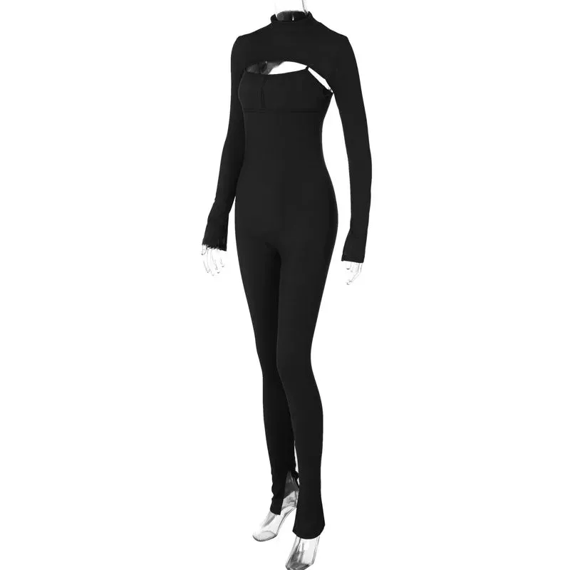 Into The Day Knit Jumpsuit Set