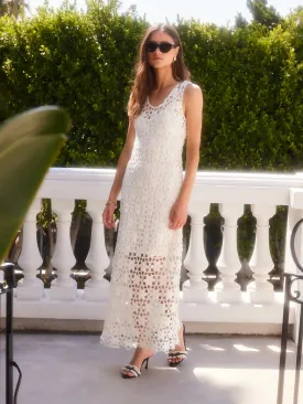 Kelsie Crochet Maxi Dress