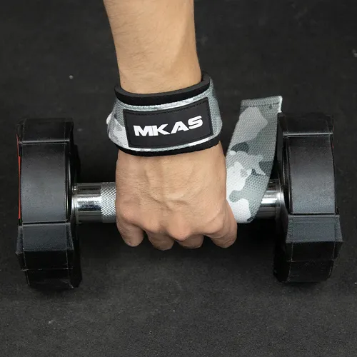MKAS Camo Gym Lifting Straps