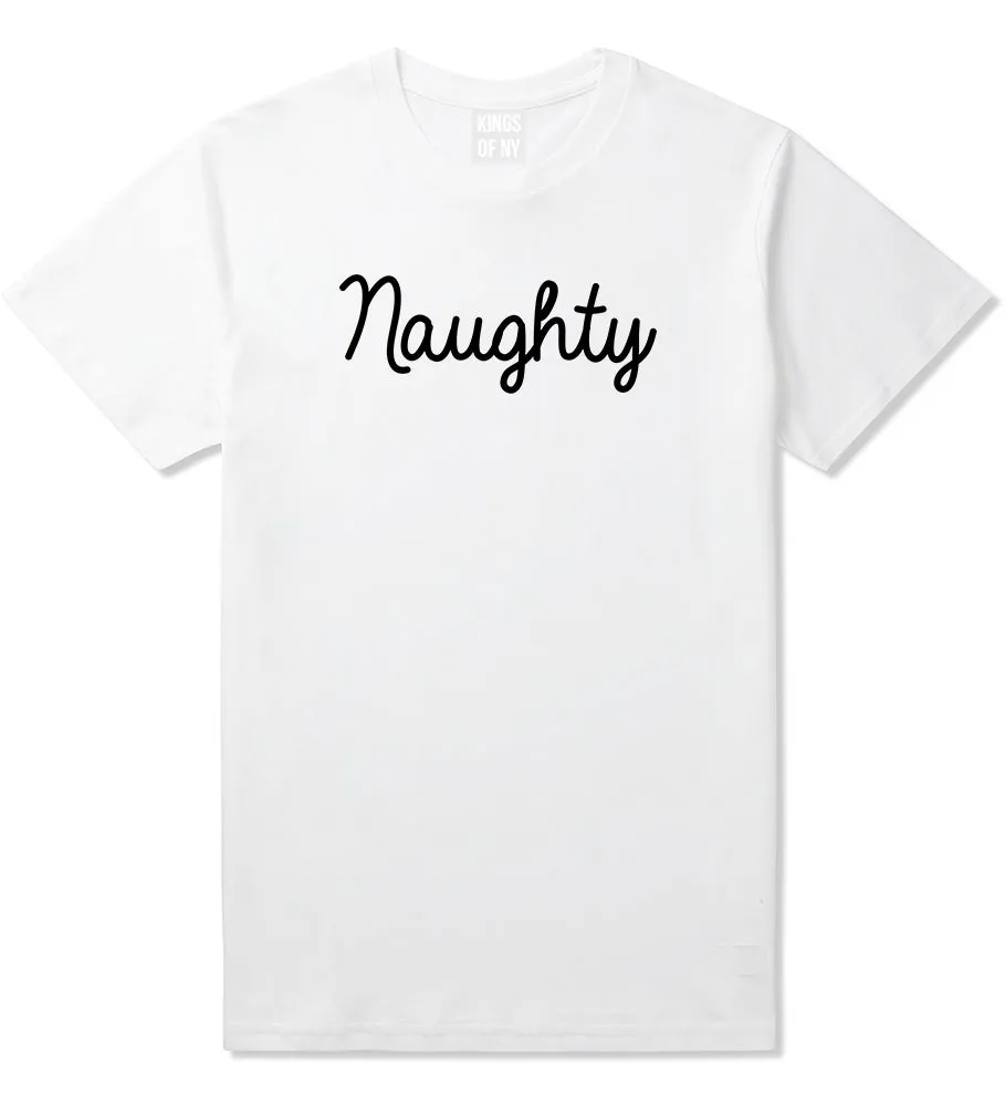 Naughty Script Bad Mens T-Shirt