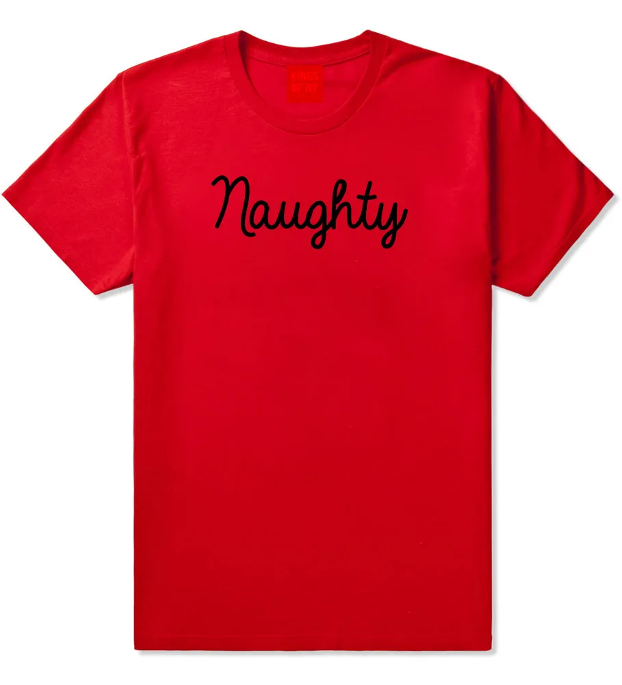 Naughty Script Bad Mens T-Shirt