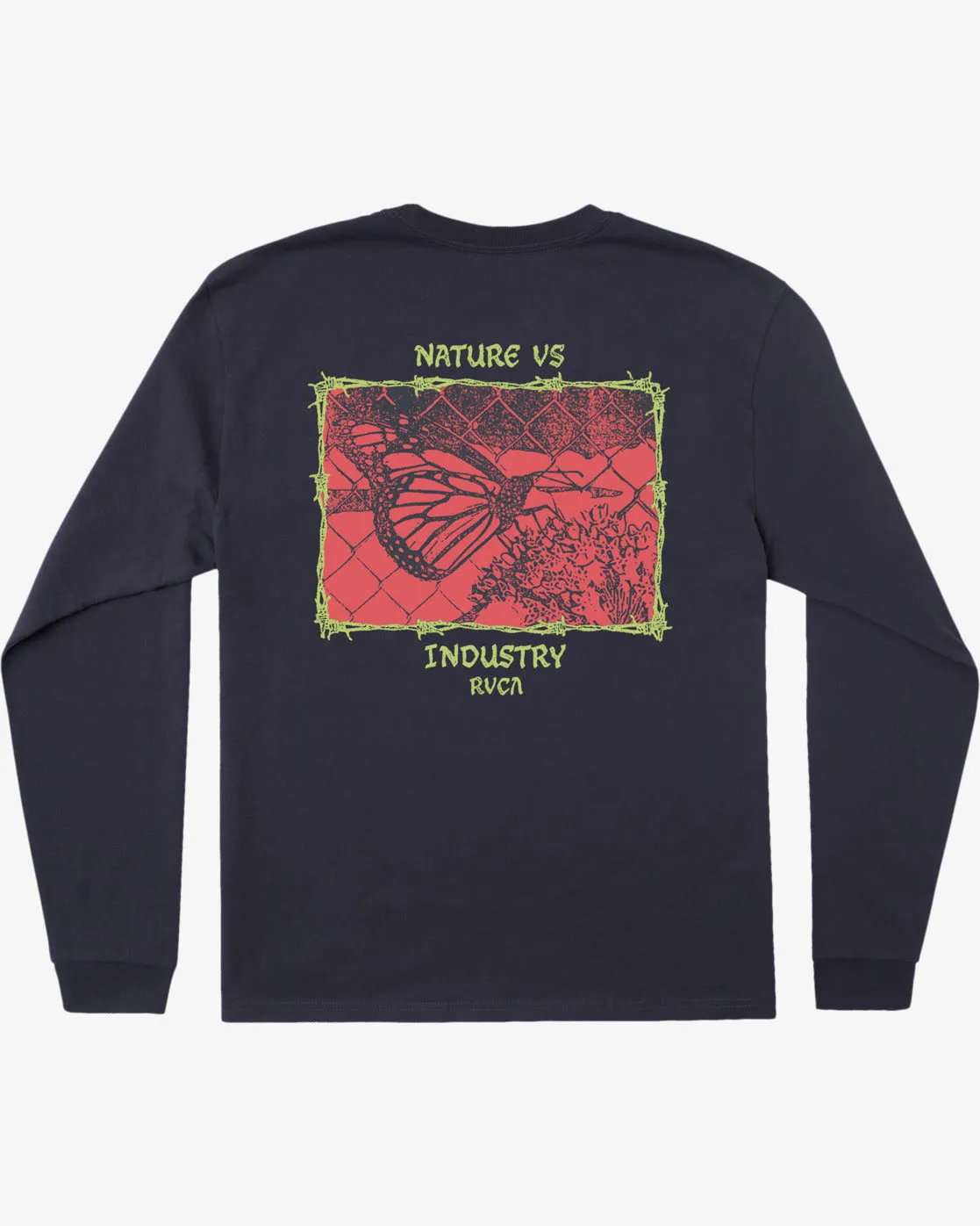 New Zine Long Sleeve Tee - Garage Blue