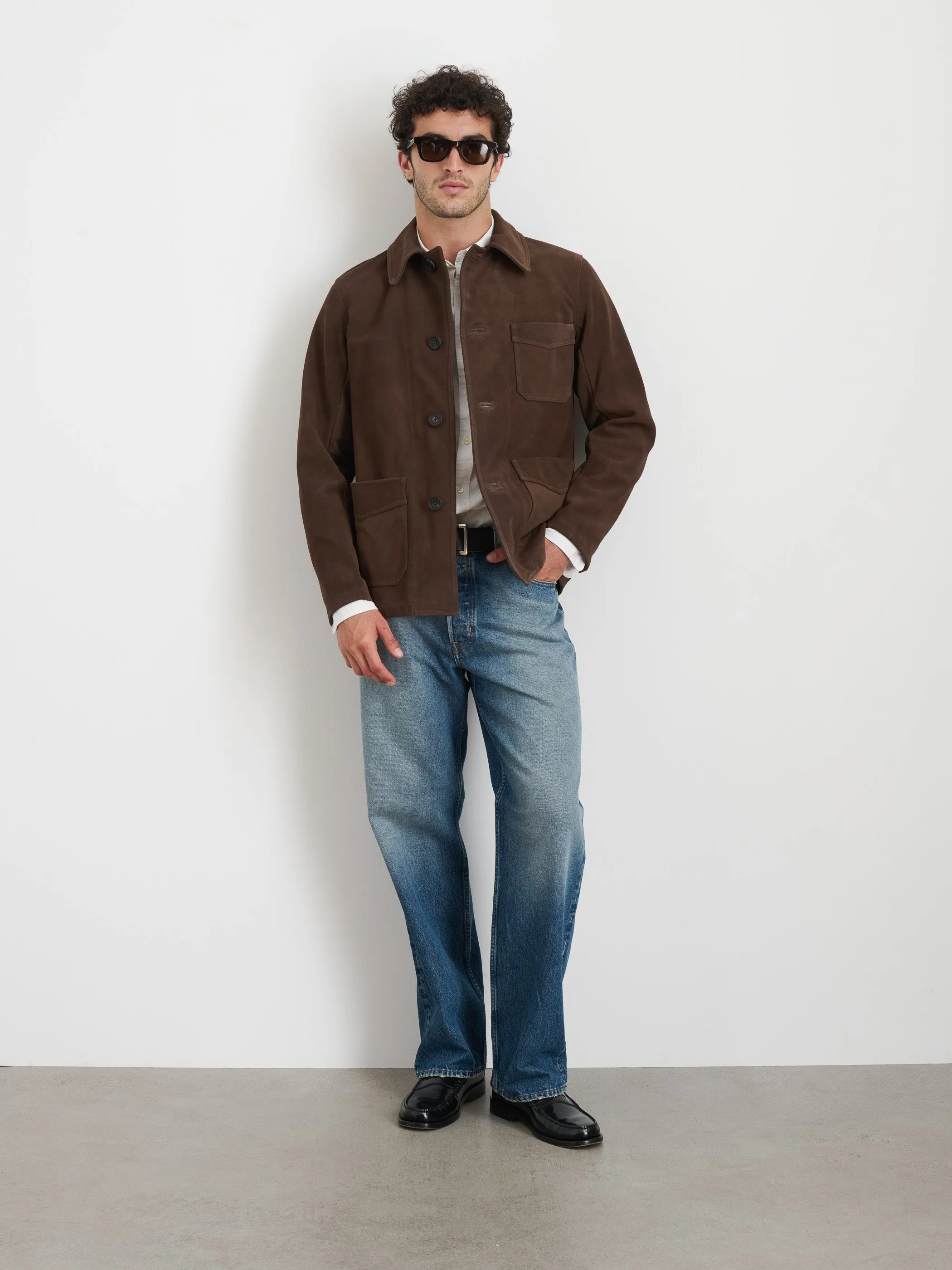 Owen Barry x Alex Mill Work Jacket in Suede