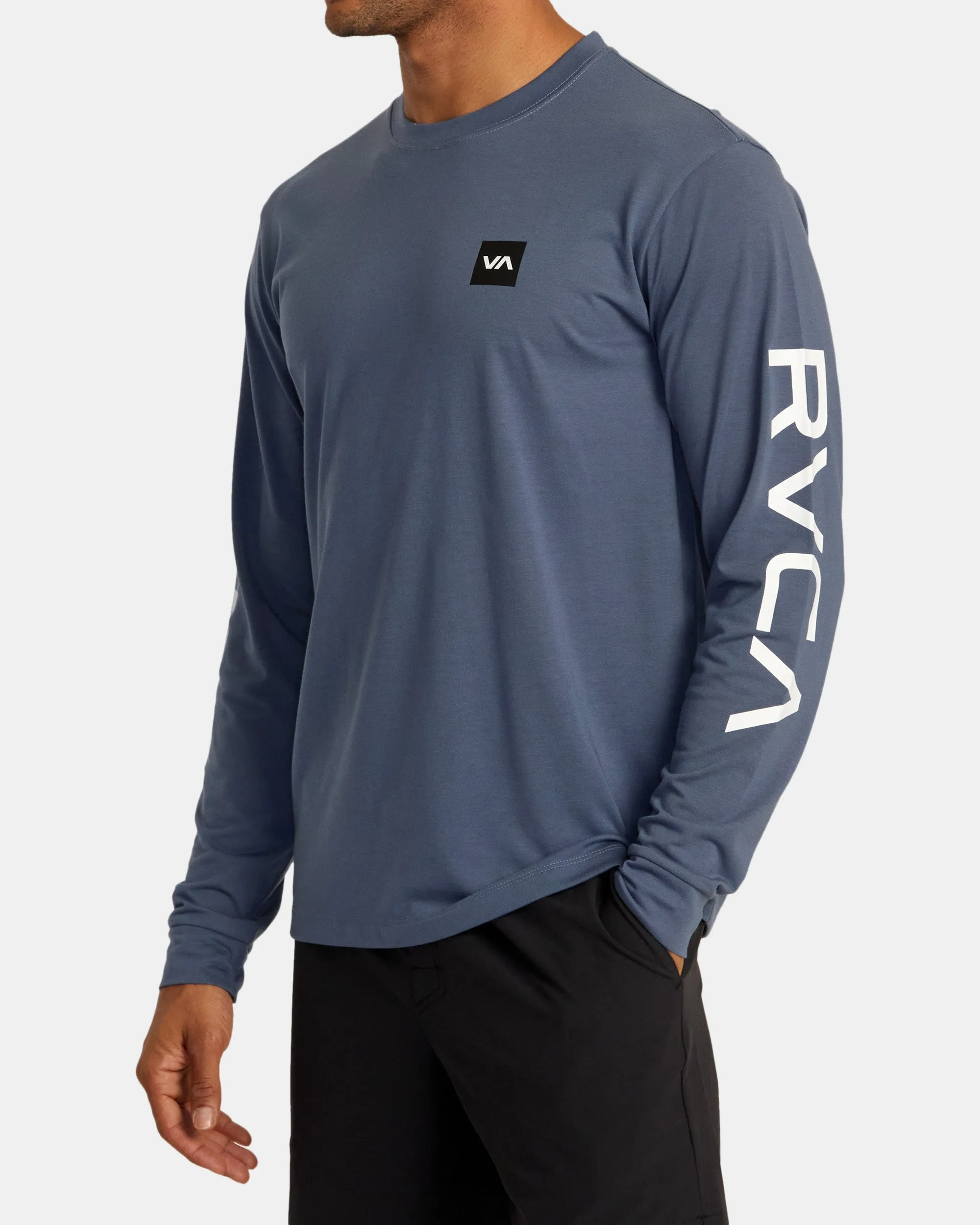 RVCA 2x Long Sleeve T-shirt - Indigo