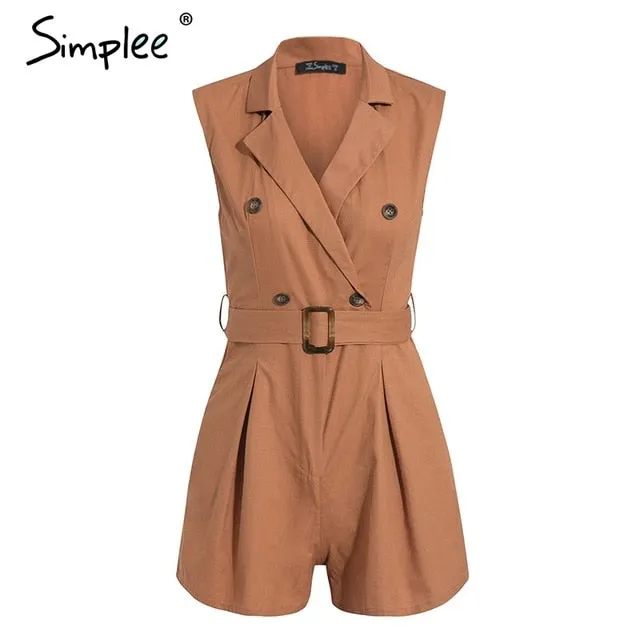 Simplee Elegant sashes khaki cotton women