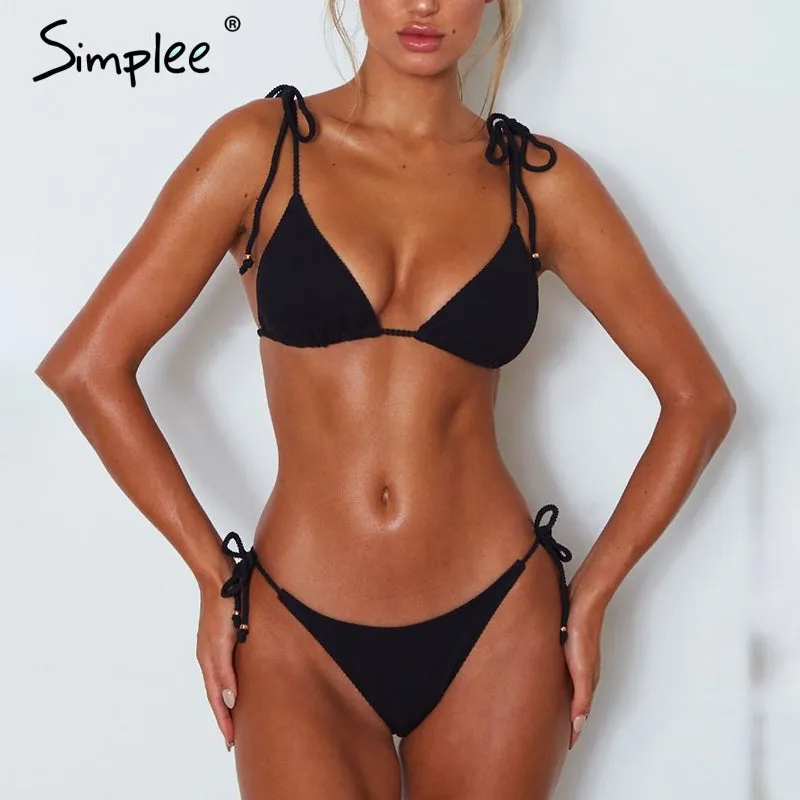 Simplee Push up padded summer beach wear bodysuit