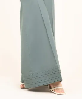 Solid Cambric Flared Pants