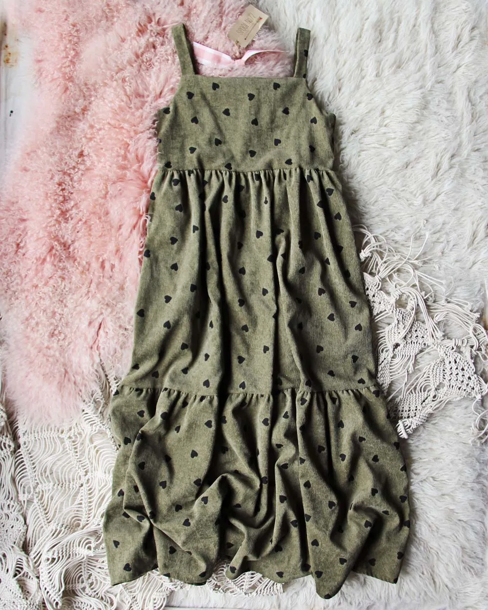 True Love Corduroy Maxi Dress