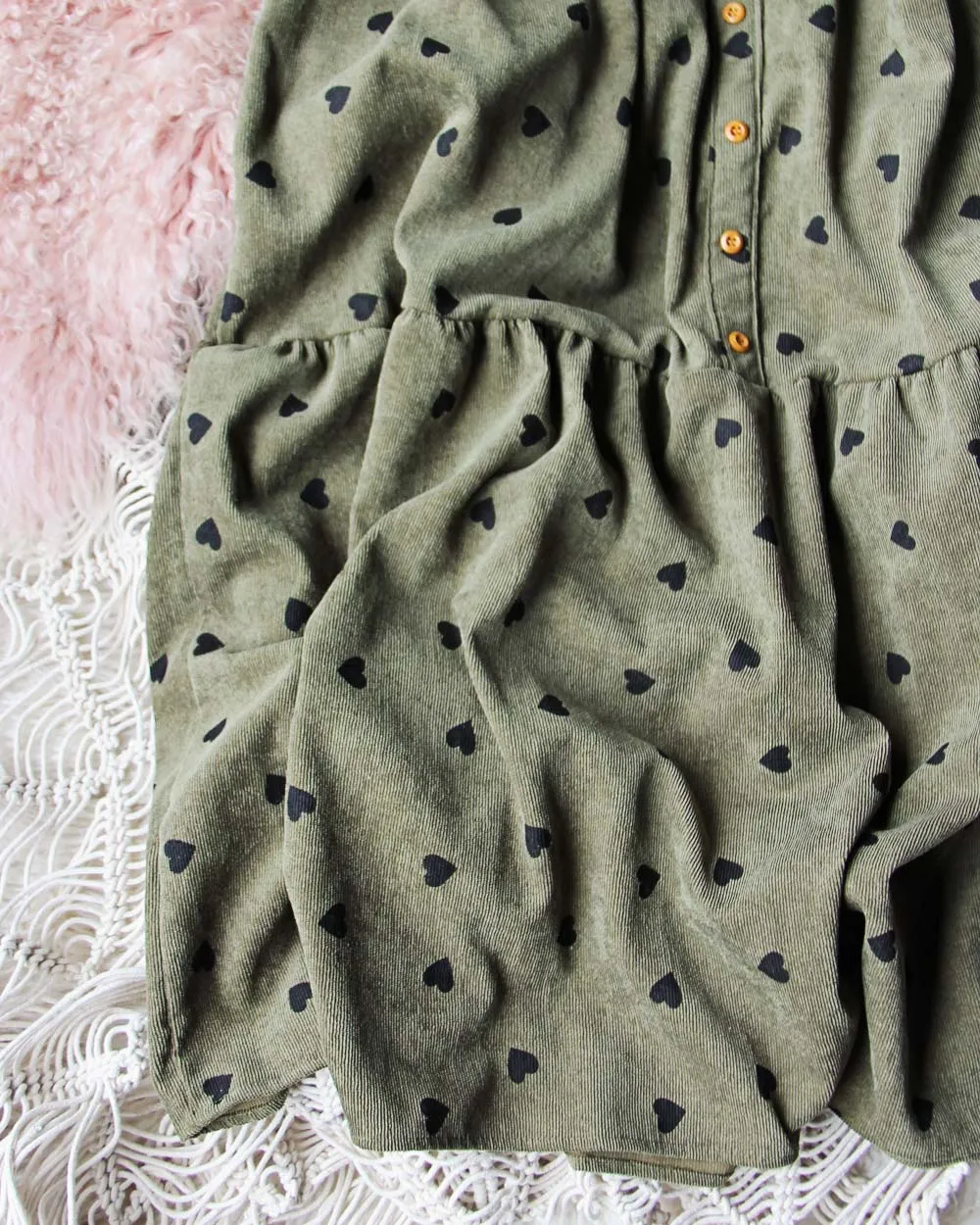 True Love Corduroy Maxi Dress