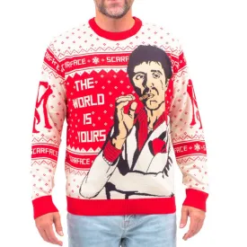 Ugly Christmas Sweater - Tony Montana Design for Holiday Cheer