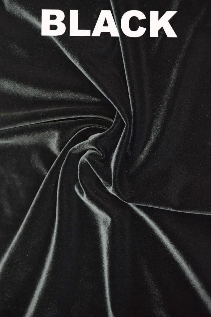 Velvet Double Slit Gown