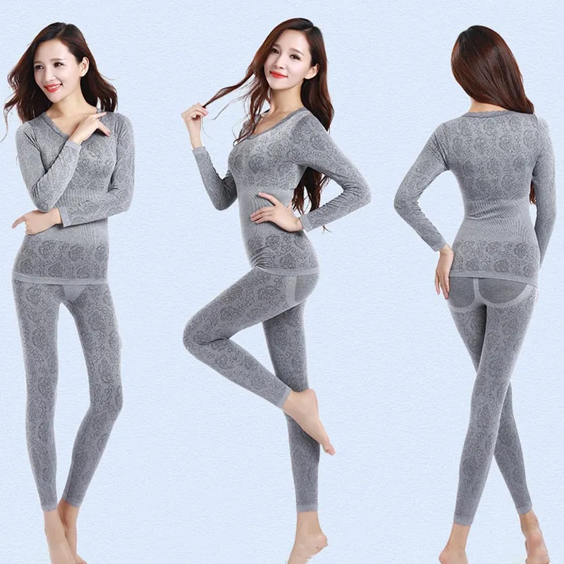 Women Sexy Thermal Underwear Suit