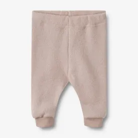 Wool Fleece Trousers Kinnie - dry rose