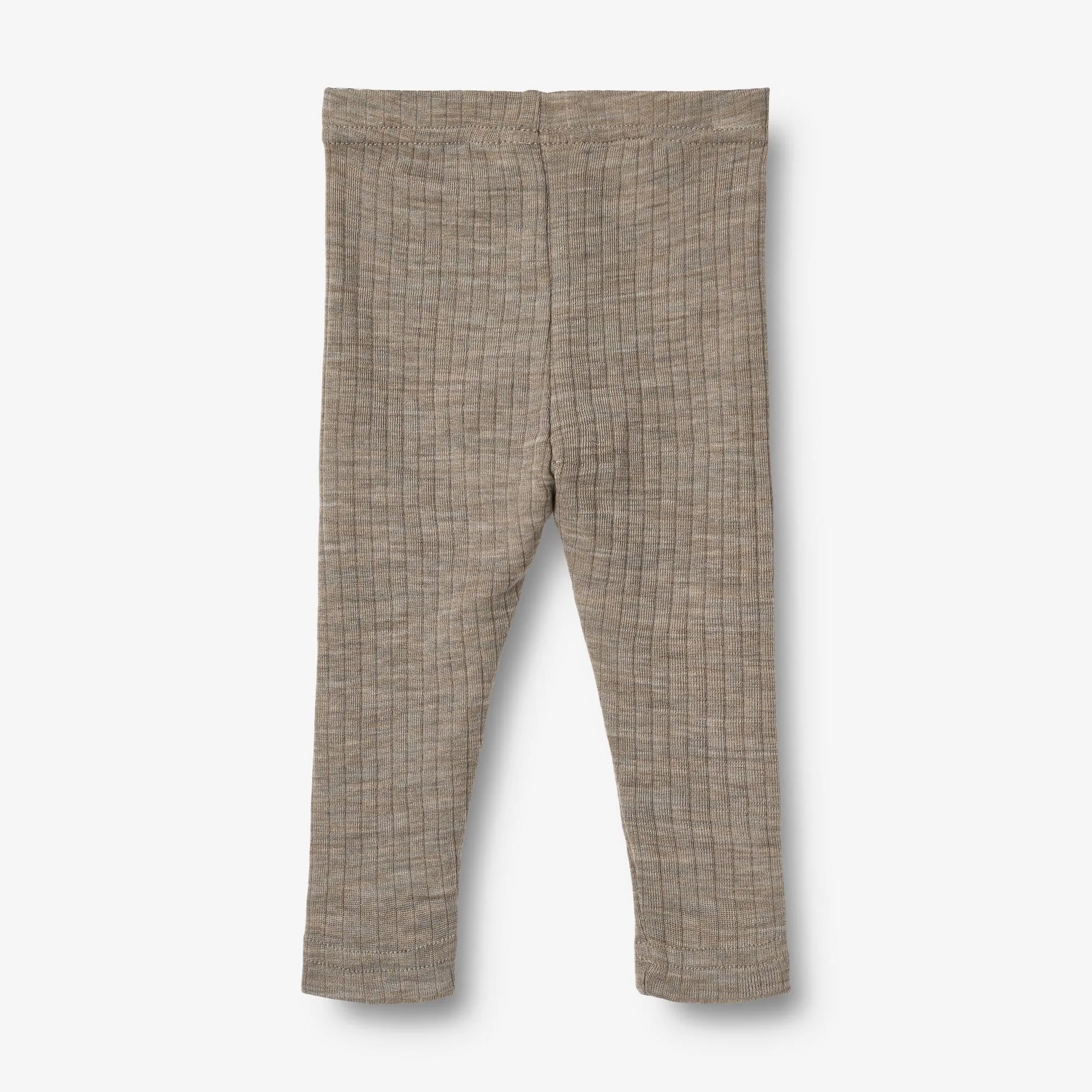 Wool/Silk Leggings Agi | Baby - khaki melange