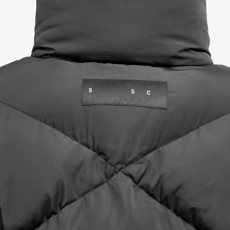 Woven Maya Shearling Puffer - Natural White & Blac